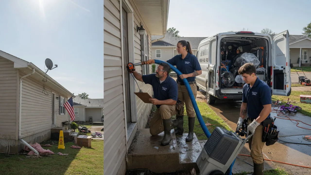 Ceiling Water Damage Restoration in Fort Campbell, KY near me
